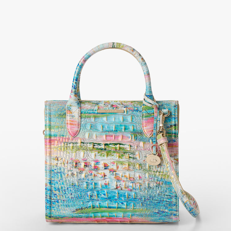 Staycation Melbourne DI Small Caroline Satchel Front View With Strap