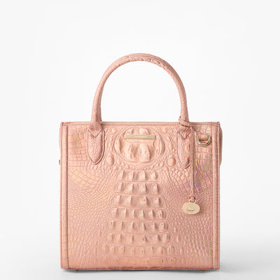 Rose Gold Melbourne Small Caroline Satchel Front View 
