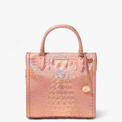 Rose Gold Melbourne Small Caroline Satchel Front View 