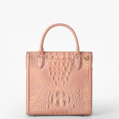 Rose Gold Melbourne Small Caroline Satchel Back View 
