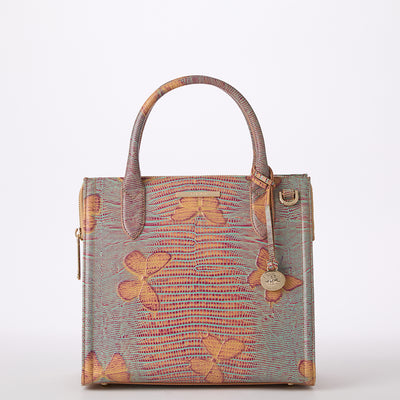 Mandarin Orange Heatwave Small Caroline Satchel Front View 