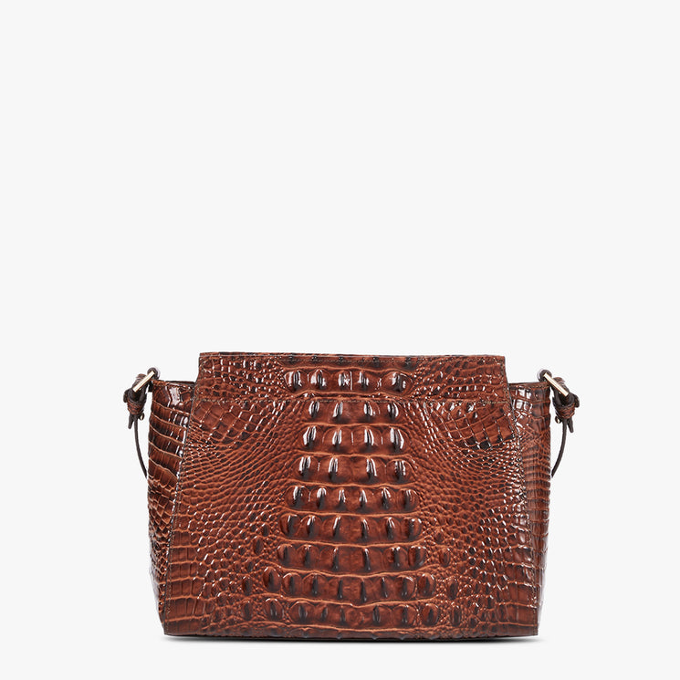 Pecan Melbourne Hillary Crossbody Back View