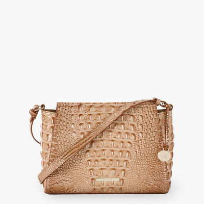 Hillary Honey Brown Melbourne Crossbody Front View
