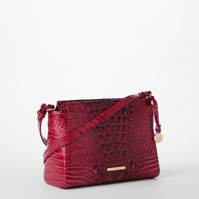 Merlot Ombre Melbourne Hillary Crossbody Side View 
