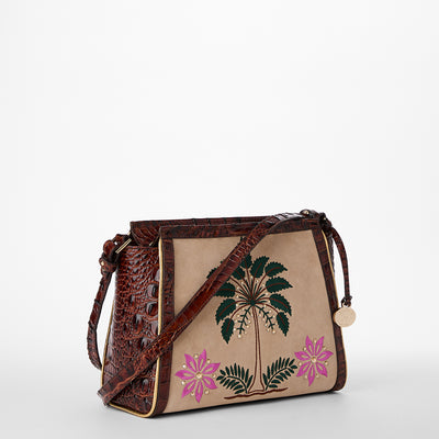 Pecan Palawan Hillary Crossbody Side View