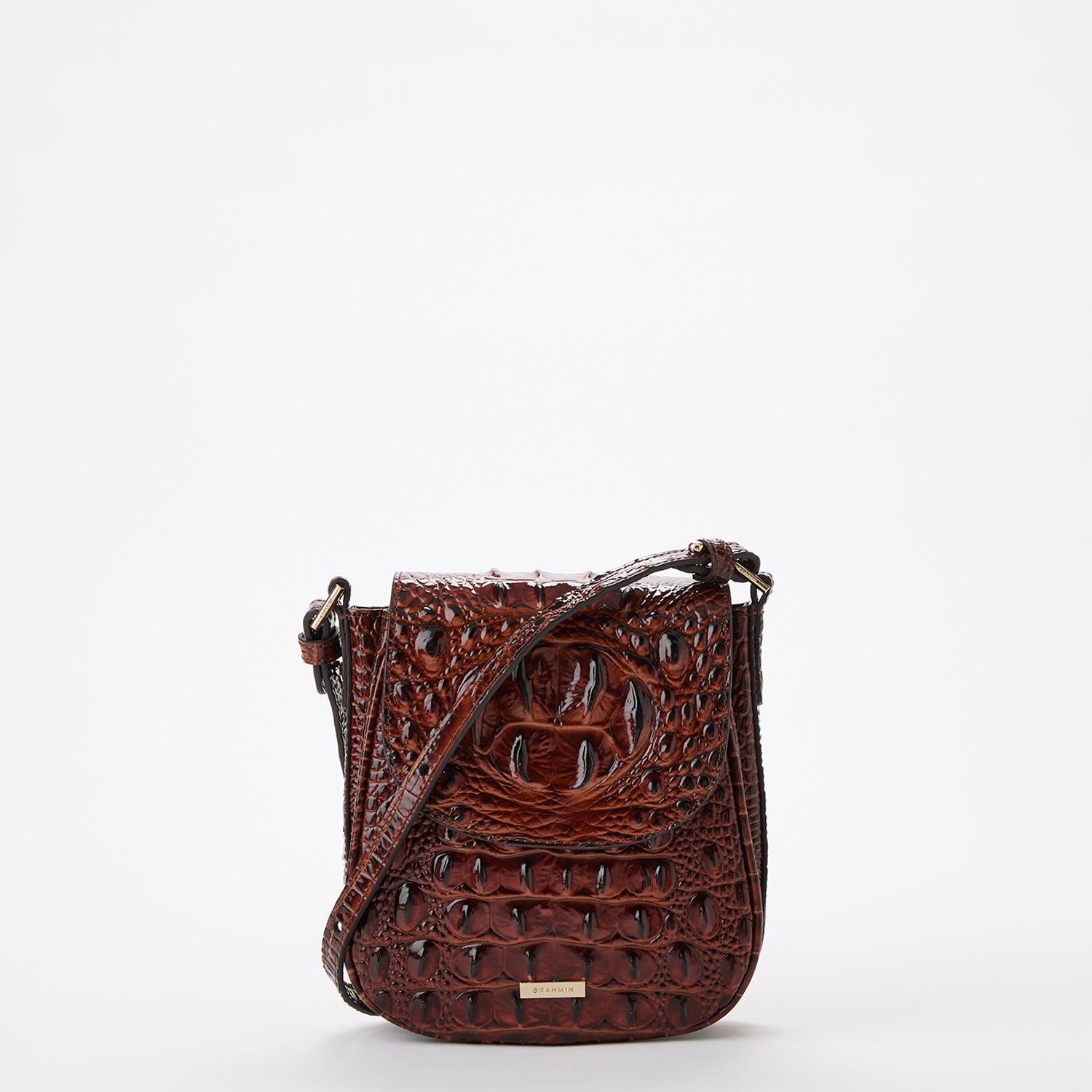 Everlee Mini Crossbody | Pecan Melbourne | BRAHMIN