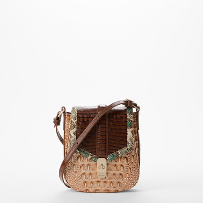 Everlee Honey Brown Devonshire Crossbody Front View