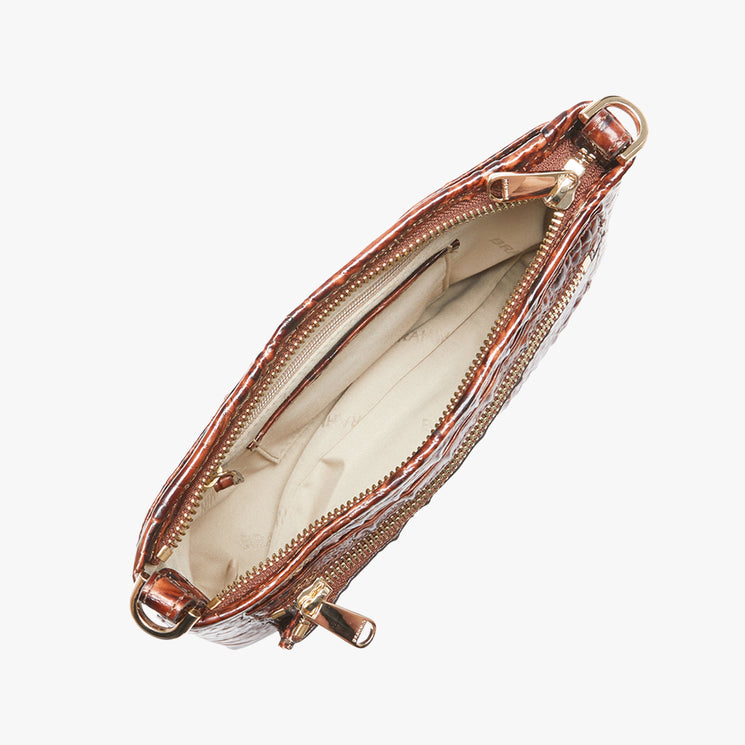 Pecan Melbourne Vida Crossbody Open Top View
