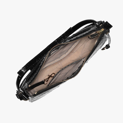 Black Melbourne Shayna Crossbody Open Top View