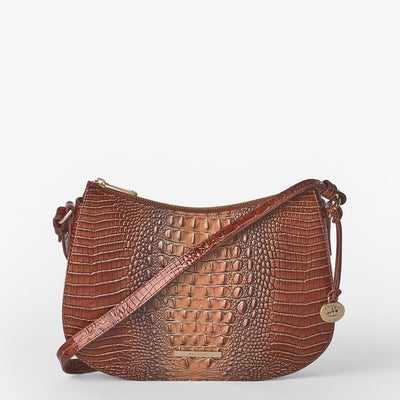 Whiskey Ombre Mini Melbourne Shayna Crossbody Front View 