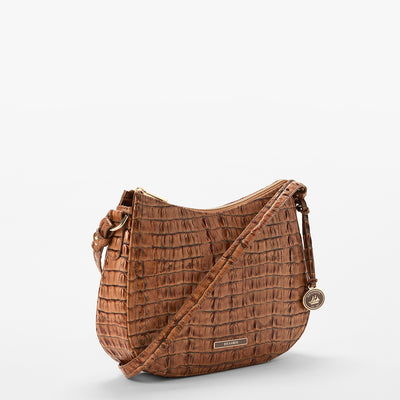 Luggage Brown Leontyne Shayna Crossbody Side View 