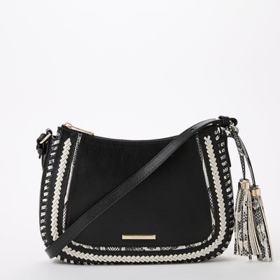 Black Blazer Shayna Crossbody Front View 
