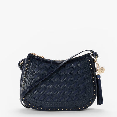 Navy Alamere Shayna Crossbody Front View 