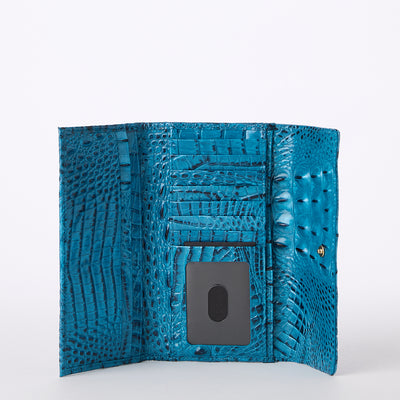 Vibrant Azure Melbourne Cordelia Wallet Open Top View 
