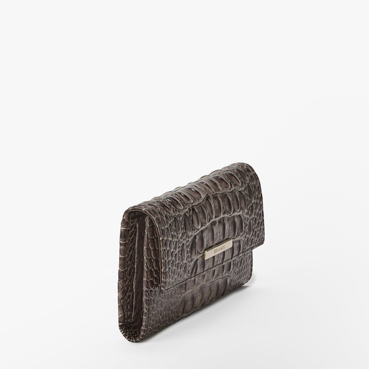 Smokey Taupe Melbourne Cordelia Wallet Side View