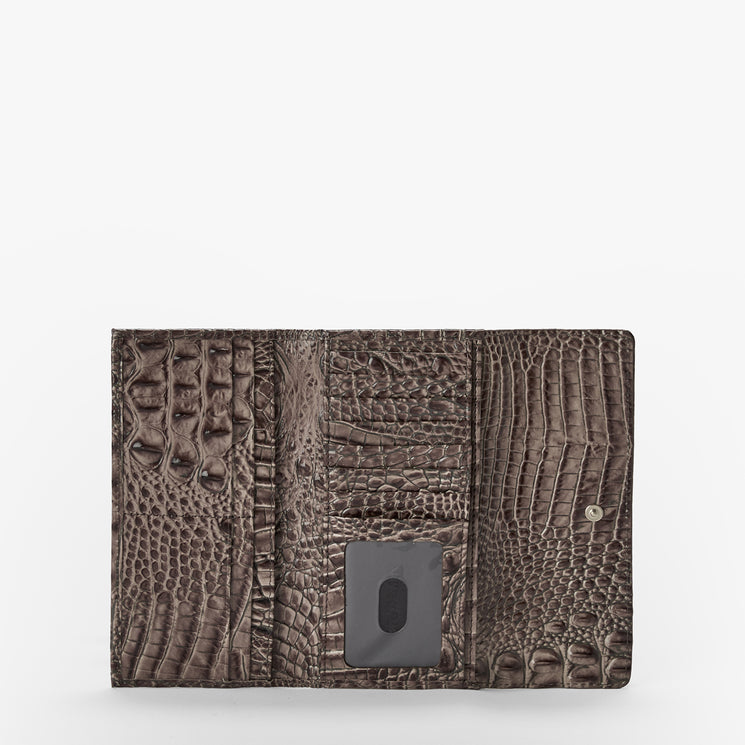 Smokey Taupe Melbourne Cordelia Wallet Open View 