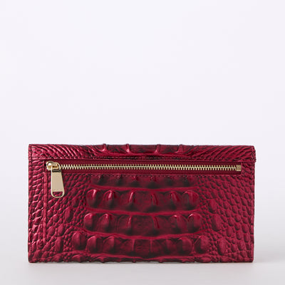 Merlot Ombre Melbourne Cordelia Wallet Back View 