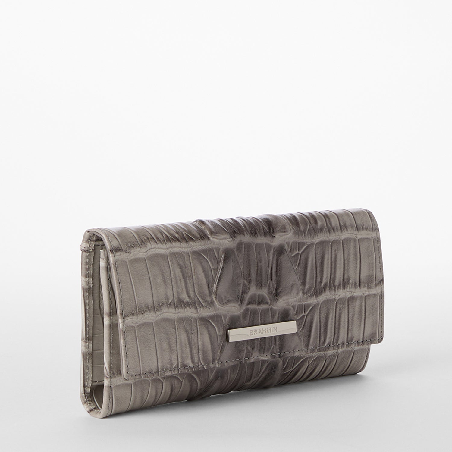 Cordelia Wallet | Mindful Grey Marana | BRAHMIN