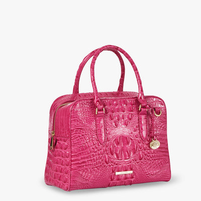 Paradise Pink Melbourne Marissa Satchel Side View 
