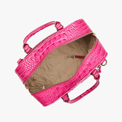 Paradise Pink Melbourne Marissa Satchel Open Top View 
