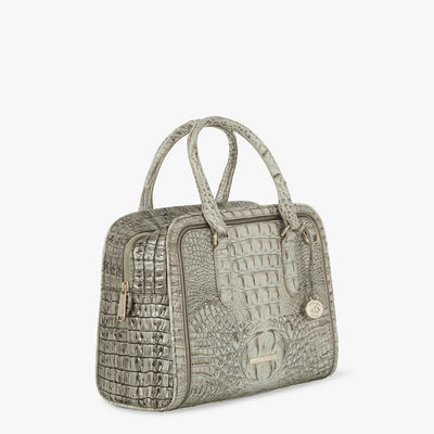 Fairest Grey Breakwater Marissa Satchel Side View 