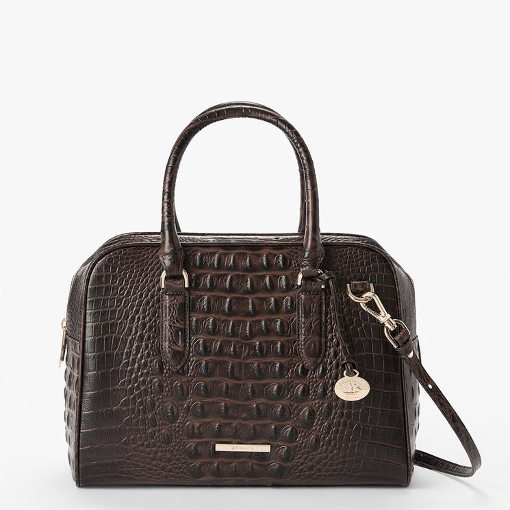 Chocolate Alden Road Marissa Front View with Strap 