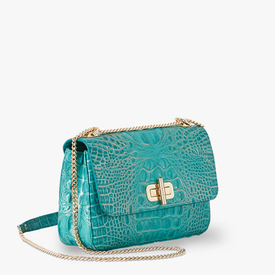 Mermaid Green Melbourne Rosalie Crossbody Side View 
