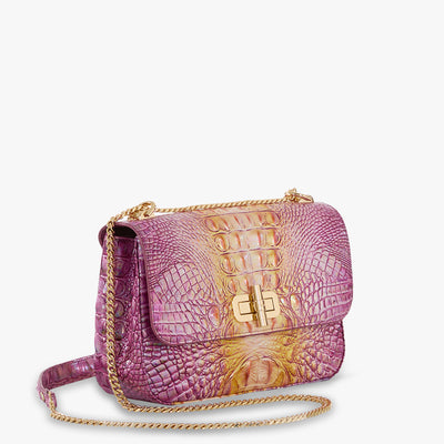 Grapefruit Ombre Melbourne Rosalie Crossbody Side View 
