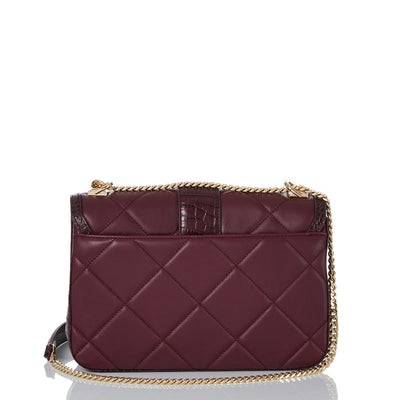 Burgundy Duval Rosalie Crossbody  Back View 