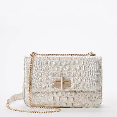 Ivory Dream Melbourne Rosalie Crossbody Front View with Strap 
