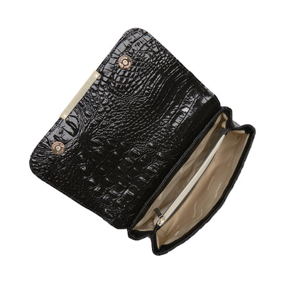 Black Momento Rosalie Crossbody  Open Top View 