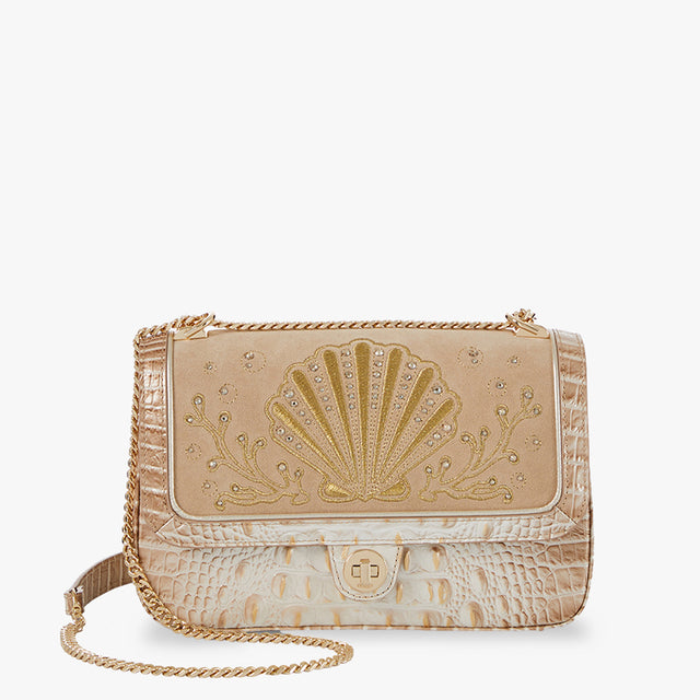Birch Del Mar Rosalie Crossbody Front View with Strap 