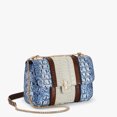 Coastal Blue Odysea Rosalie Crossbody Side View 