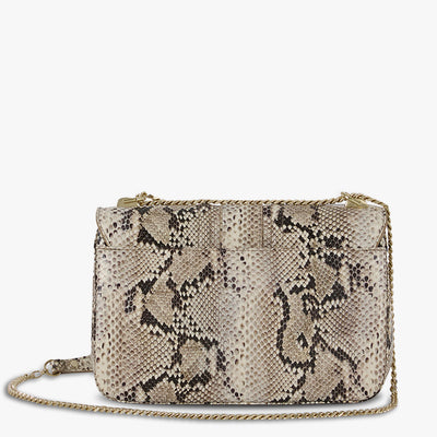 Beige Sandcastle Rosalie Crossbody Back View 
