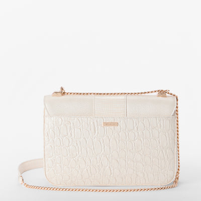 Sea Salt White Carman Rosalie Crossbody Back View