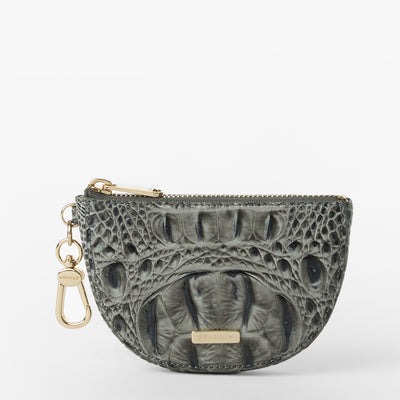 Charcoal Zinnia Britt Coin Holder Front View 