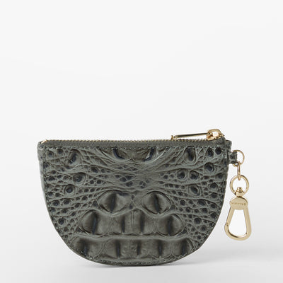 Charcoal Zinnia Britt Coin Holder Back View 