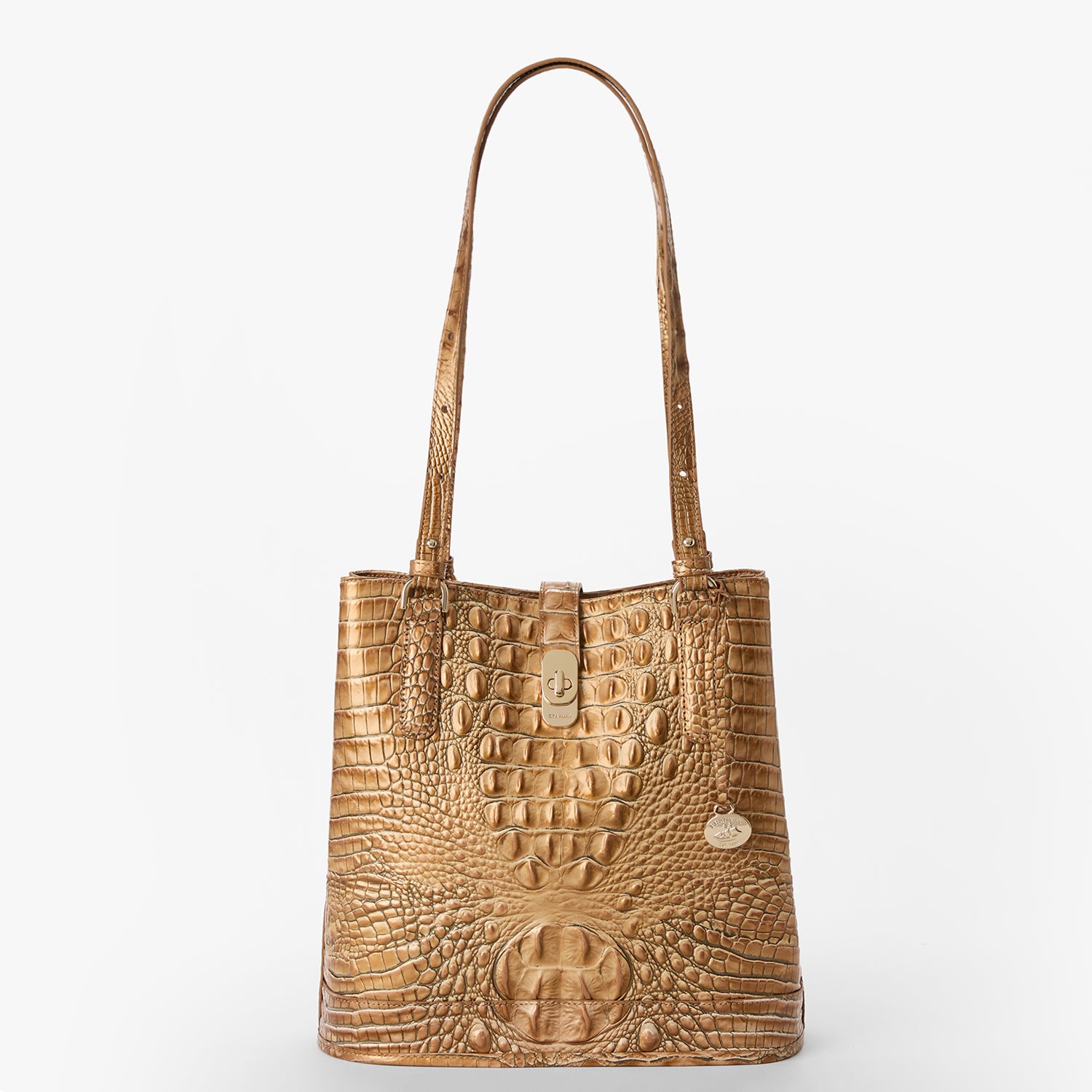 【未開封】Bee Wynn Brown 在庫３個 Small Finley Zip Top Handbag | Wind Chime | BRAHMIN