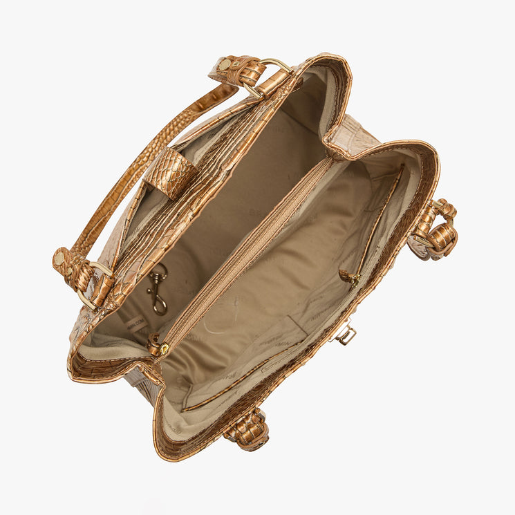 Driftwood Melbourne Fiora Bucket Bag Open Top View
