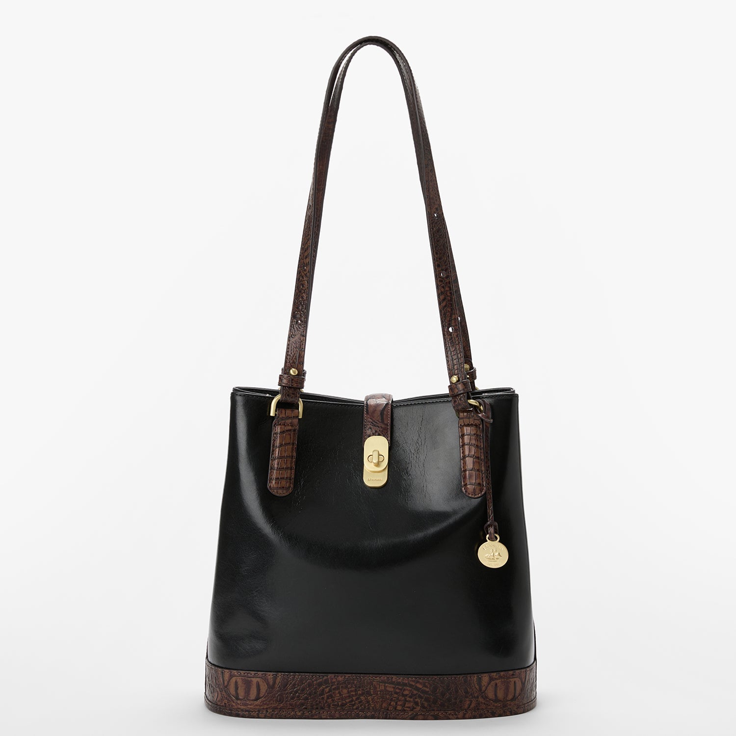 Hallie Leather Satchel | Parakeet | BRAHMIN