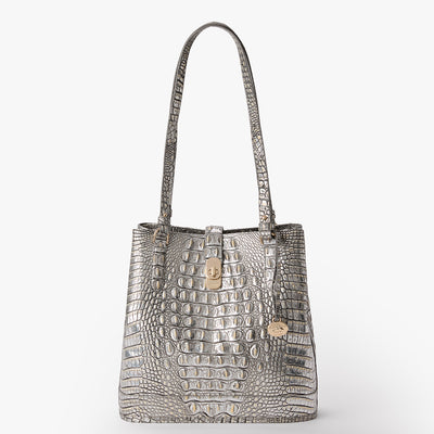 Chrome Melbourne Fiora Bucket Bag Front View 
