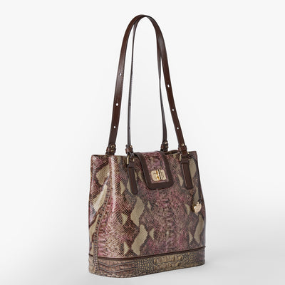 Brindle Potomac Fiora Bucket Bag Side View 