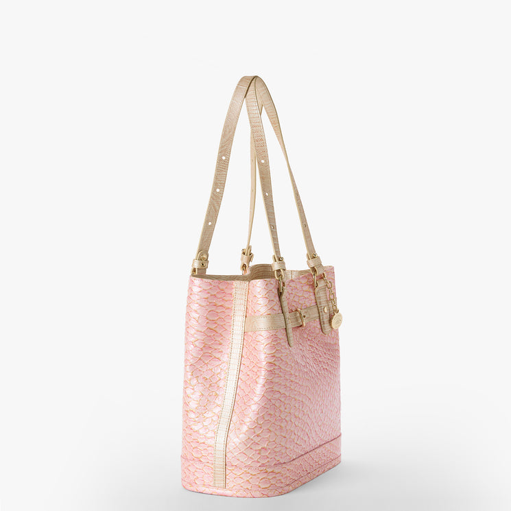 Pink Novella Fiora Bucket Bag Side View