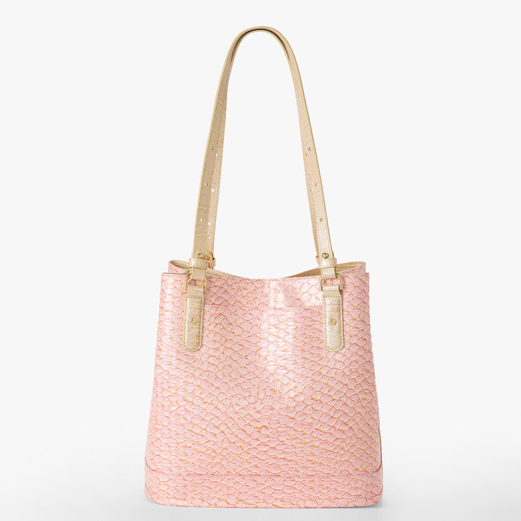 Pink Novella Fiora Bucket Bag Back View