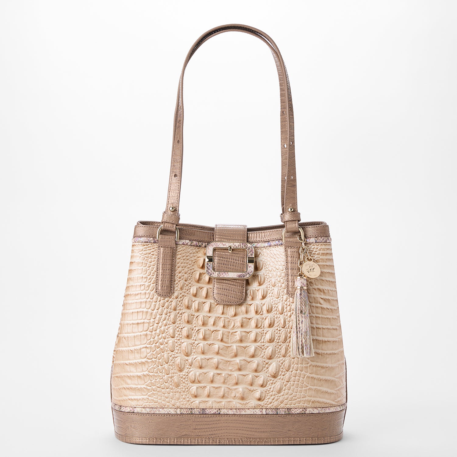 Hillary Black Melbourne Leather Crossbody | BRAHMIN