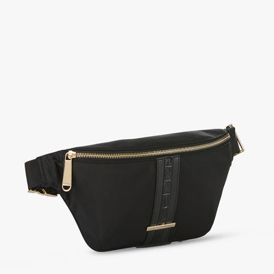 Black Stellvia Harker Belt Bag Side View 