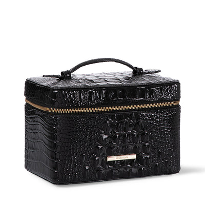 Black Melbourne Charmaine Makeup Case Side View