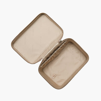 Timeless Taupe Ombre Melbourne Charmaine Makeup Case Open Top View 