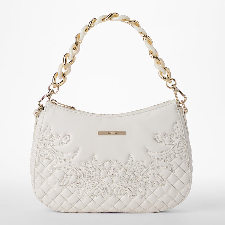 Sea Salt White Kew Mod Shayna Crossbody Front View