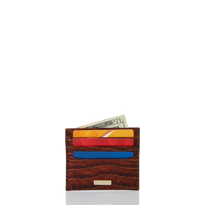 Pecan Melbourne Cheryl Wallet with Credit Cards and Money